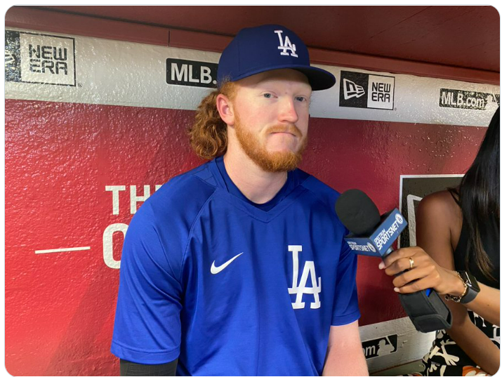 Dustin May, Danny Duffy, Victor Gonzalez visit team in Arizona