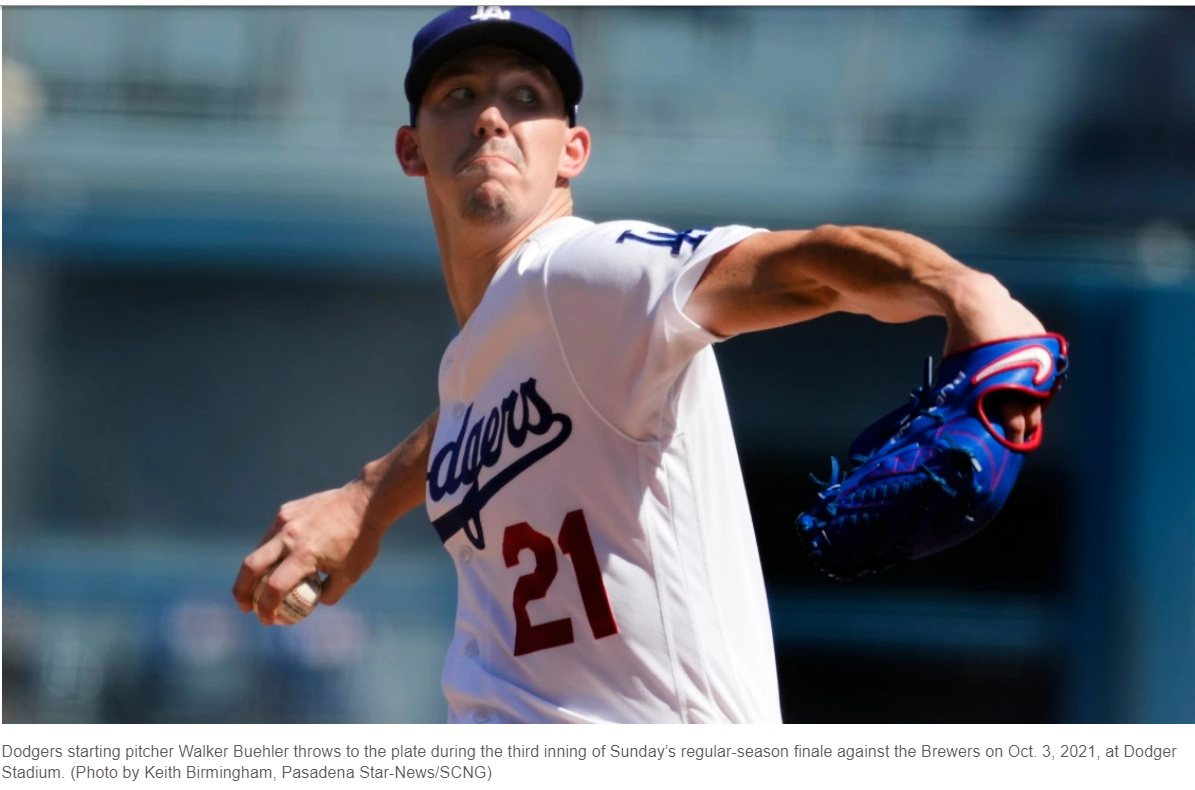 Dodgers' first combined no-hitter begins with Walker Buehler - The Athletic