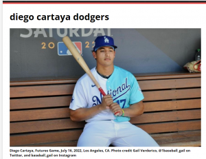 The kid behind the ranking: Dodgers' Diego Cartaya talks rapid rise