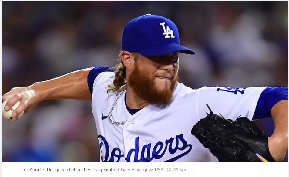 Craig Kimbrel will no longer serve as the Dodgers' closer - Los