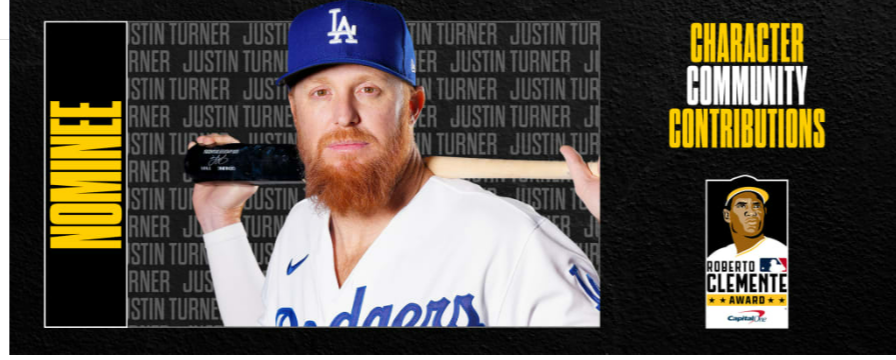 Justin Turner wins 2022 Roberto Clemente Award