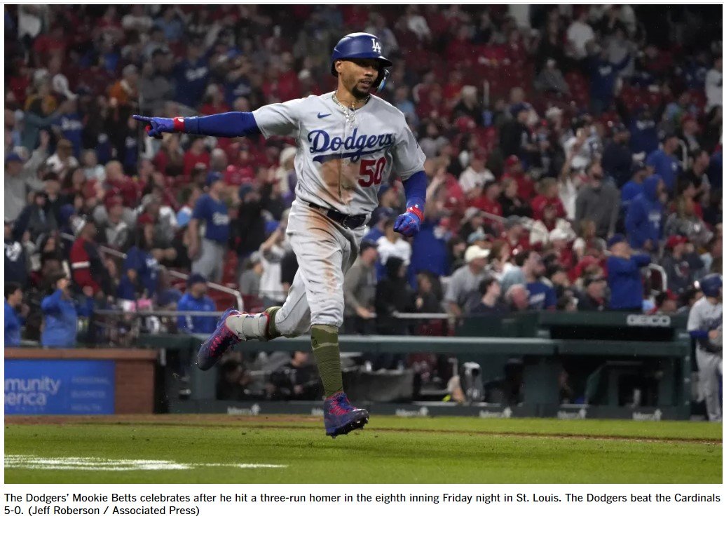 Who can Dodgers count on offensively after Mookie Betts, Freddie