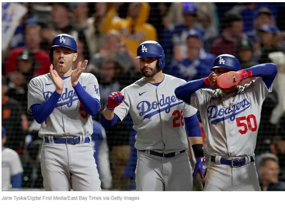 Jonny Deluca of the Los Angeles Dodgers hits his first MLB home run,  News Photo - Getty Images